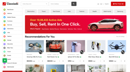 Classified Ads Website