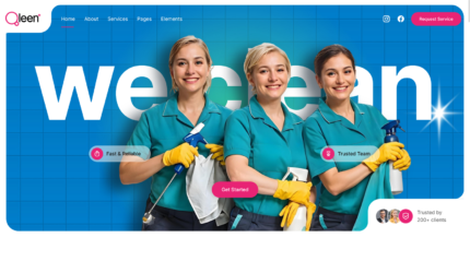 Home Cleaning Service Website