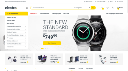 Electronics Online Shop Theme
