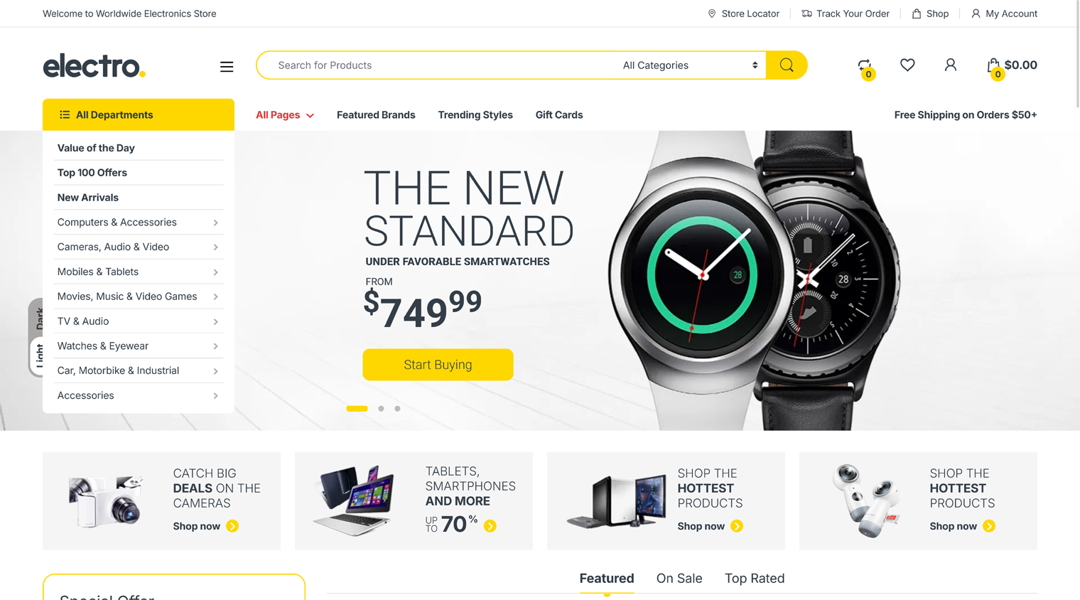 electronics Electronics Online Shop Theme - Image 1