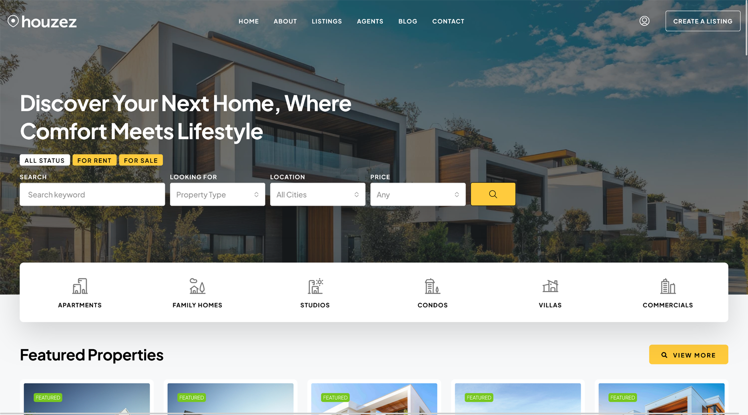property portal Property Listing Website - Image 1